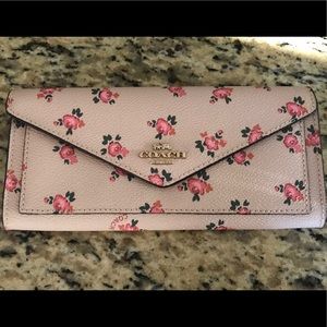 Coach Soft Wallet Floral Blooms